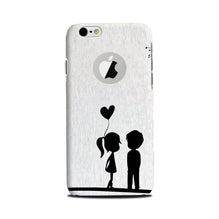 Cute Kid Couple Mobile Back Case for iPhone 6 / 6s logo cut  (Design - 283)