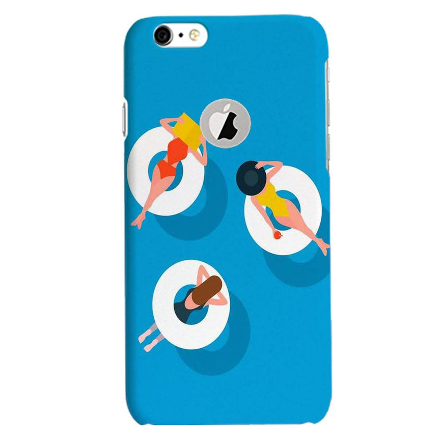 Girlish Mobile Back Case for iPhone 6 / 6s Logo Cut  (Design - 306)
