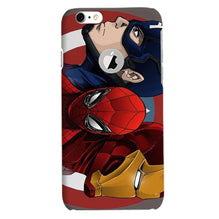 Superhero Mobile Back Case for iPhone 6 / 6s Logo Cut  (Design - 311)