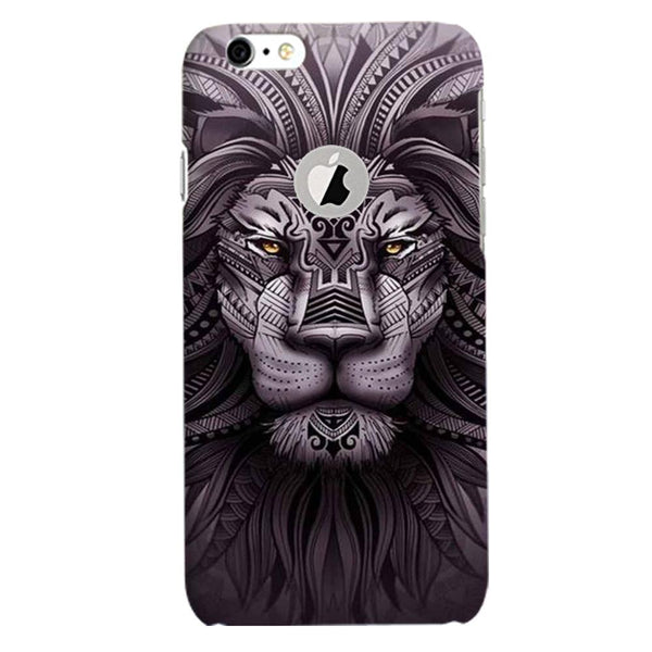Lion Mobile Back Case for iPhone 6 / 6s Logo Cut  (Design - 315)