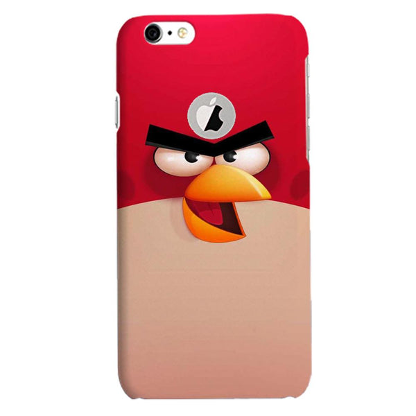 Angry Bird Red Mobile Back Case for iPhone 6 / 6s Logo Cut  (Design - 325)