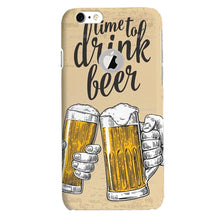 Drink Beer Mobile Back Case for iPhone 6 / 6s Logo Cut  (Design - 328)