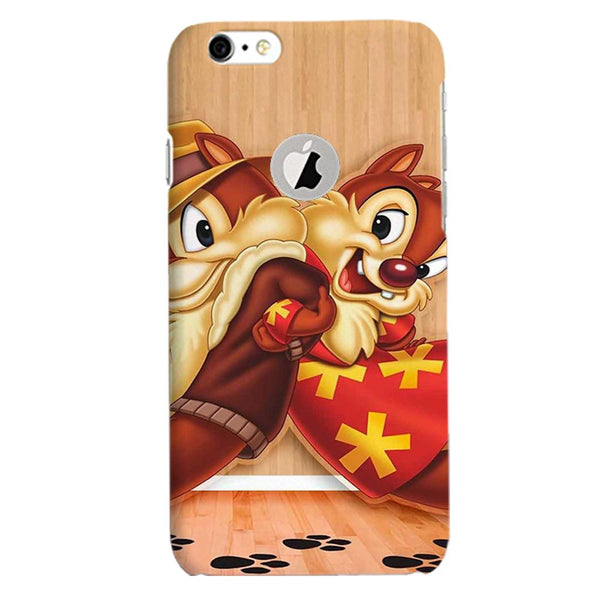 Chip n Dale Mobile Back Case for iPhone 6 / 6s Logo Cut  (Design - 335)
