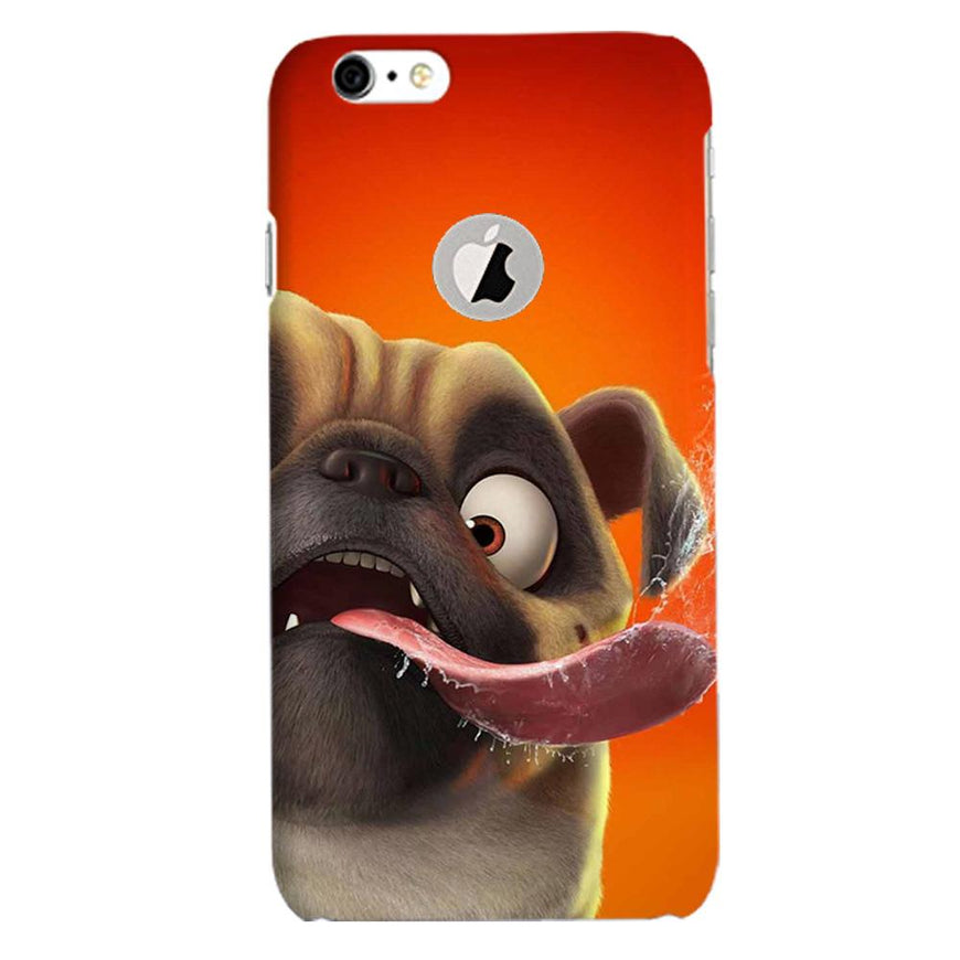 Dog Mobile Back Case for iPhone 6 / 6s Logo Cut  (Design - 343)