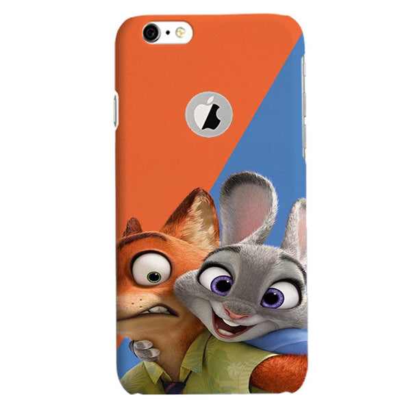 Cartoon Mobile Back Case for iPhone 6 / 6s Logo Cut  (Design - 346)