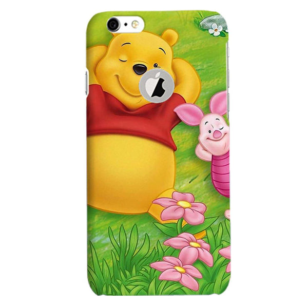Winnie The Pooh Mobile Back Case for iPhone 6 / 6s Logo Cut  (Design - 348)