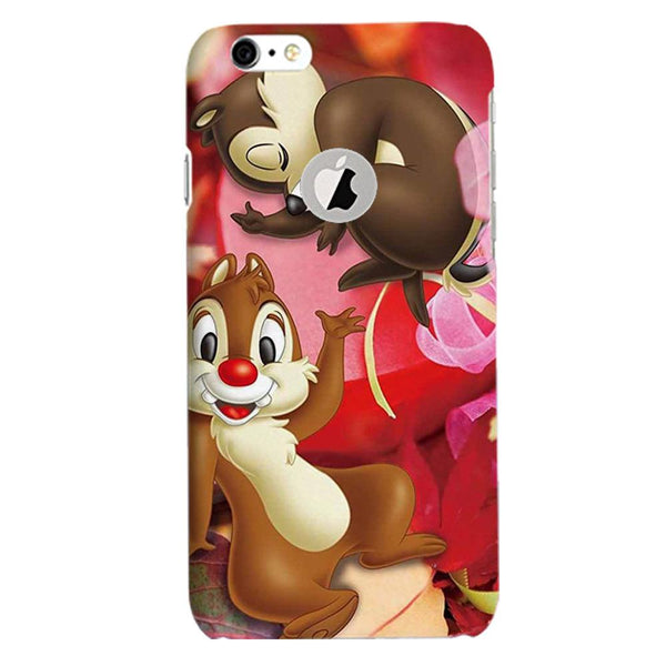 Chip n Dale Mobile Back Case for iPhone 6 / 6s Logo Cut  (Design - 349)