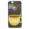 Big Cups Coffee Mobile Back Case for iPhone 6 / 6s Logo Cut  (Design - 352)