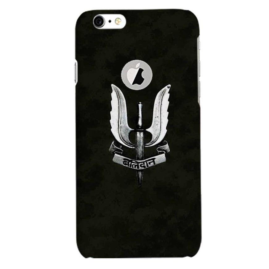 Balidaan Mobile Back Case for iPhone 6 / 6s Logo Cut  (Design - 355)