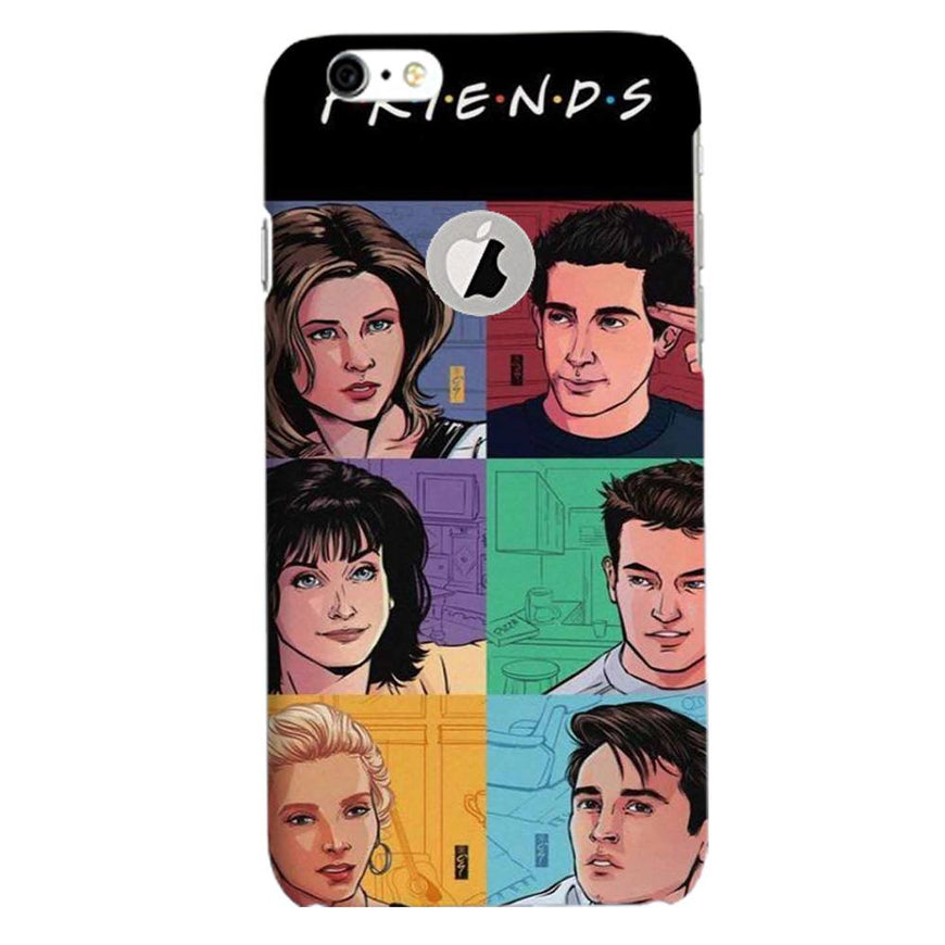 Friends Mobile Back Case for iPhone 6 / 6s Logo Cut  (Design - 357)