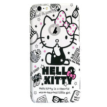 Hello Kitty Mobile Back Case for iPhone 6 / 6s Logo Cut  (Design - 361)