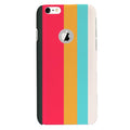 Color Pattern Mobile Back Case for iPhone 6 / 6s Logo Cut  (Design - 369)