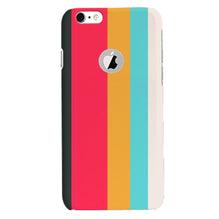 Color Pattern Mobile Back Case for iPhone 6 / 6s Logo Cut  (Design - 369)