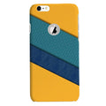 Diagonal Pattern Mobile Back Case for iPhone 6 / 6s Logo Cut  (Design - 370)