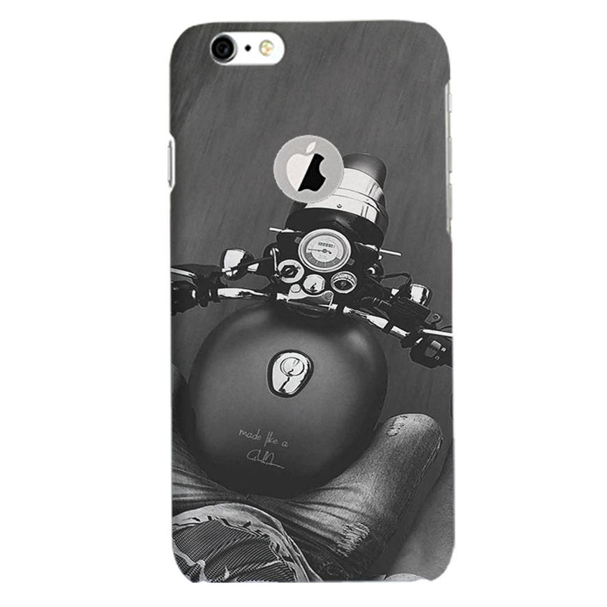 Royal Enfield Mobile Back Case for iPhone 6 / 6s Logo Cut  (Design - 382)