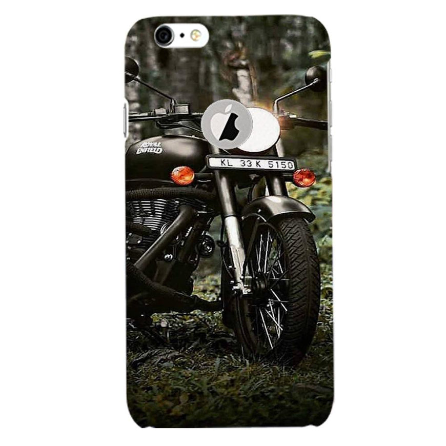 Royal Enfield Mobile Back Case for iPhone 6 / 6s Logo Cut  (Design - 384)