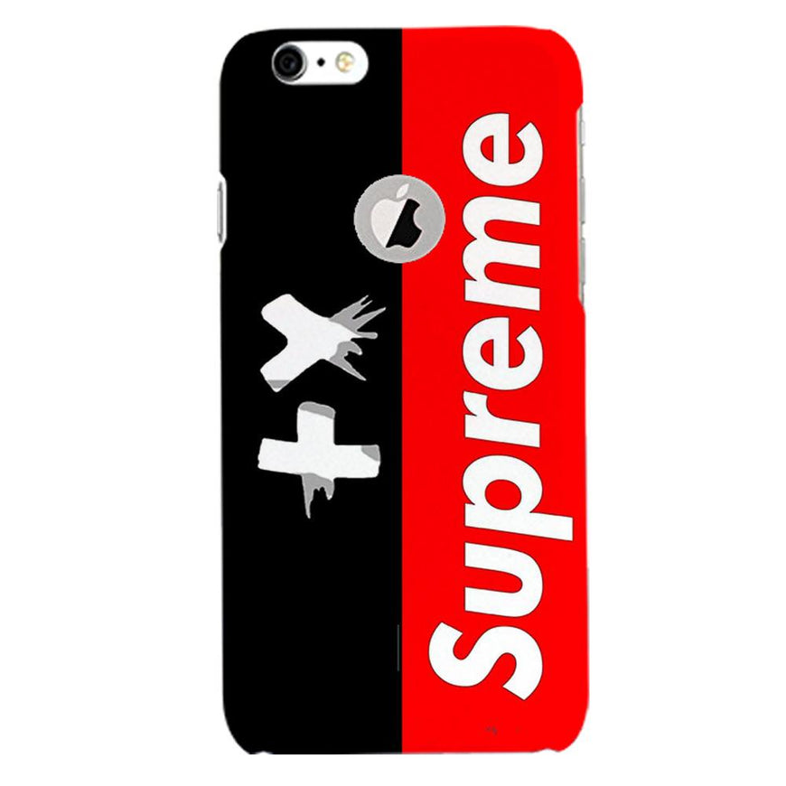 Supreme Mobile Back Case for iPhone 6 / 6s Logo Cut  (Design - 389)