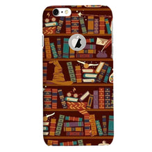 Book Shelf Mobile Back Case for iPhone 6 / 6s Logo Cut  (Design - 390)