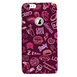Party Theme Mobile Back Case for iPhone 6 / 6s Logo Cut(Design - 392)
