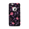 Rose Pattern Case for iPhone 6 Plus / 6s Plus logo cut 