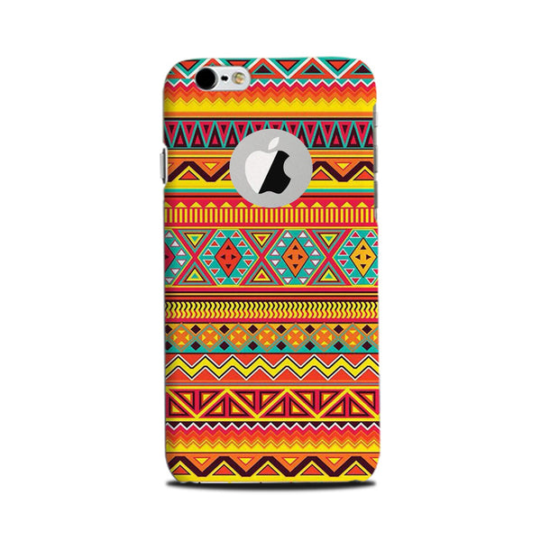 Zigzag line pattern Case for iPhone 6 Plus / 6s Plus logo cut 