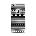 Black white Pattern Case for iPhone 6 Plus / 6s Plus logo cut 