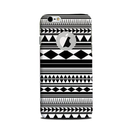 Black white Pattern Case for iPhone 6 Plus / 6s Plus logo cut 