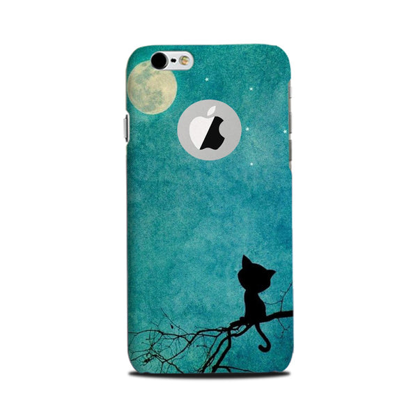 Moon cat Case for iPhone 6 Plus / 6s Plus logo cut 