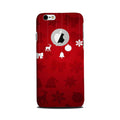 Christmas Case for iPhone 6 Plus / 6s Plus logo cut 