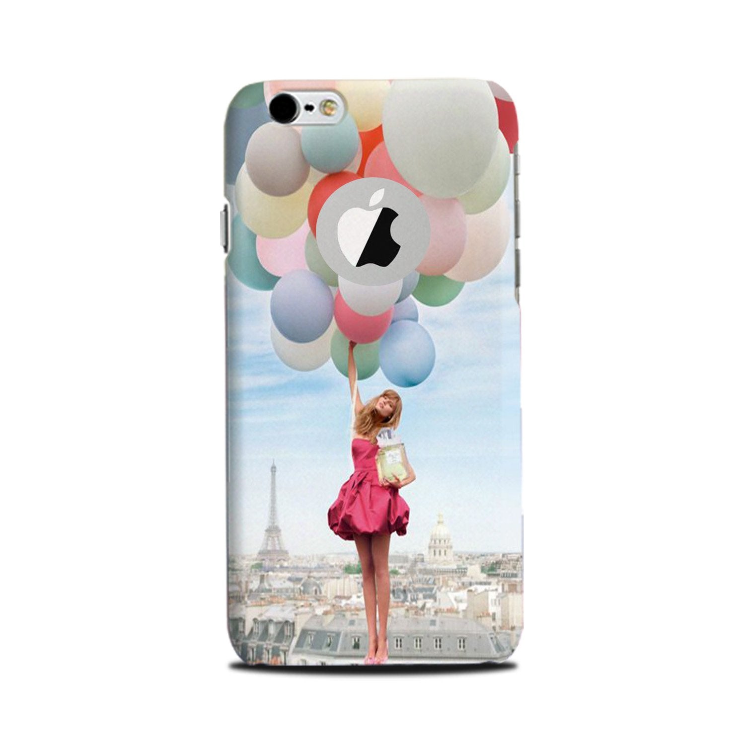 Girl with Baloon Case for iPhone 6 Plus / 6s Plus logo cut 