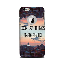 Look at things different Mobile Back Case for iPhone 6 Plus / 6s Plus logo cut  (Design - 99)
