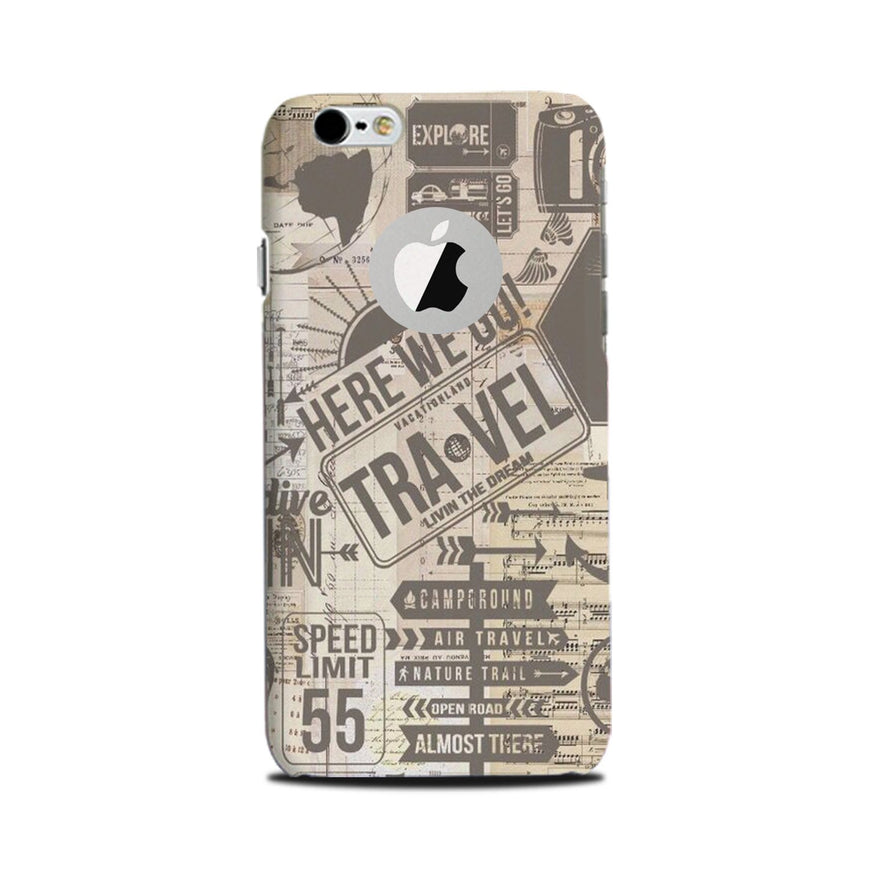 Travel Case for iPhone 6 Plus / 6s Plus logo cut   (Design - 104)