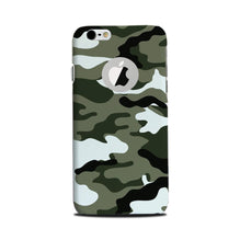Army Camouflage Mobile Back Case for iPhone 6 Plus / 6s Plus logo cut   (Design - 108)