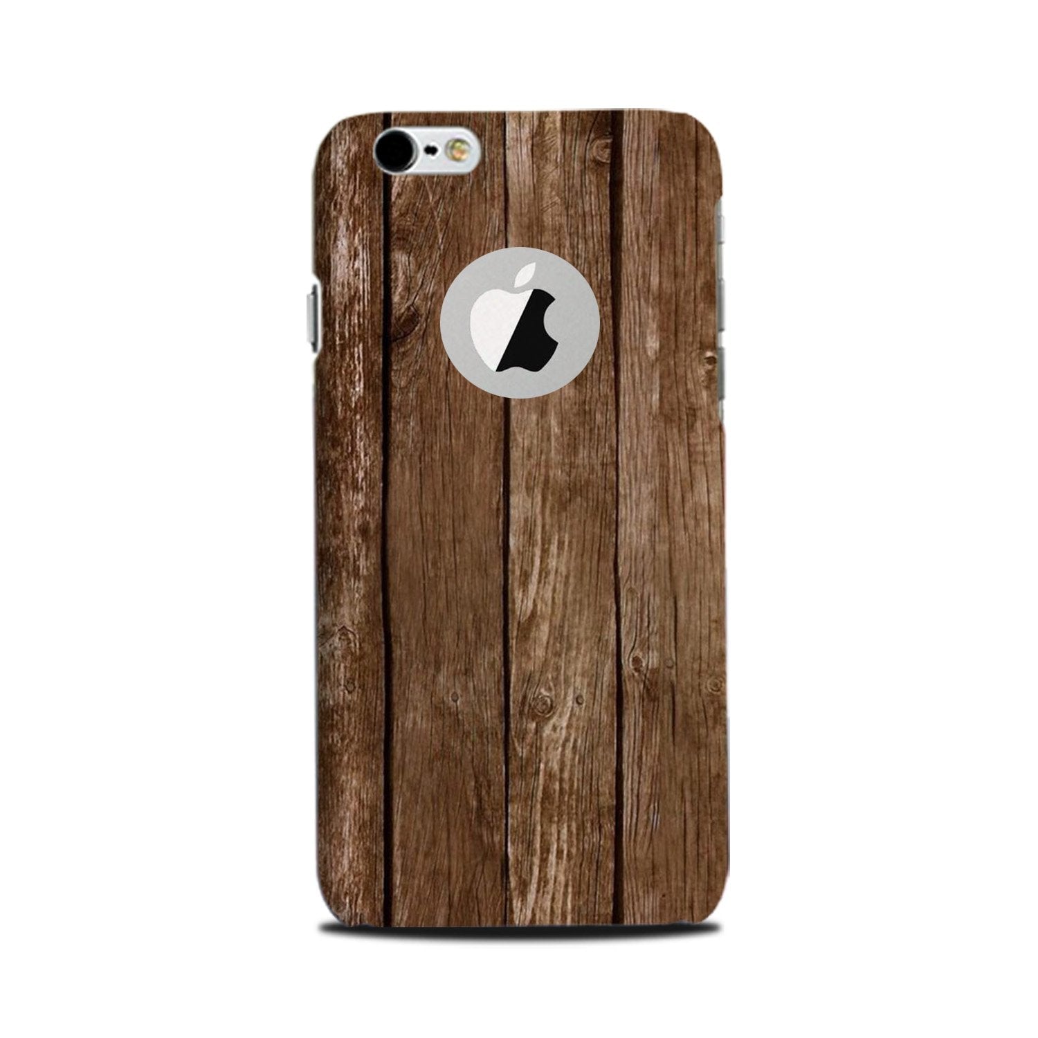 Wooden Look Case for iPhone 6 Plus / 6s Plus logo cut   (Design - 112)