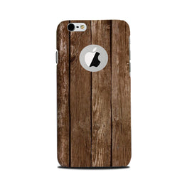 Wooden Look Case for iPhone 6 Plus / 6s Plus logo cut (Design - 112)