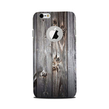 Wooden Look Mobile Back Case for iPhone 6 Plus / 6s Plus logo cut   (Design - 114)