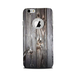 Wooden Look Case for iPhone 6 Plus / 6s Plus logo cut (Design - 114)