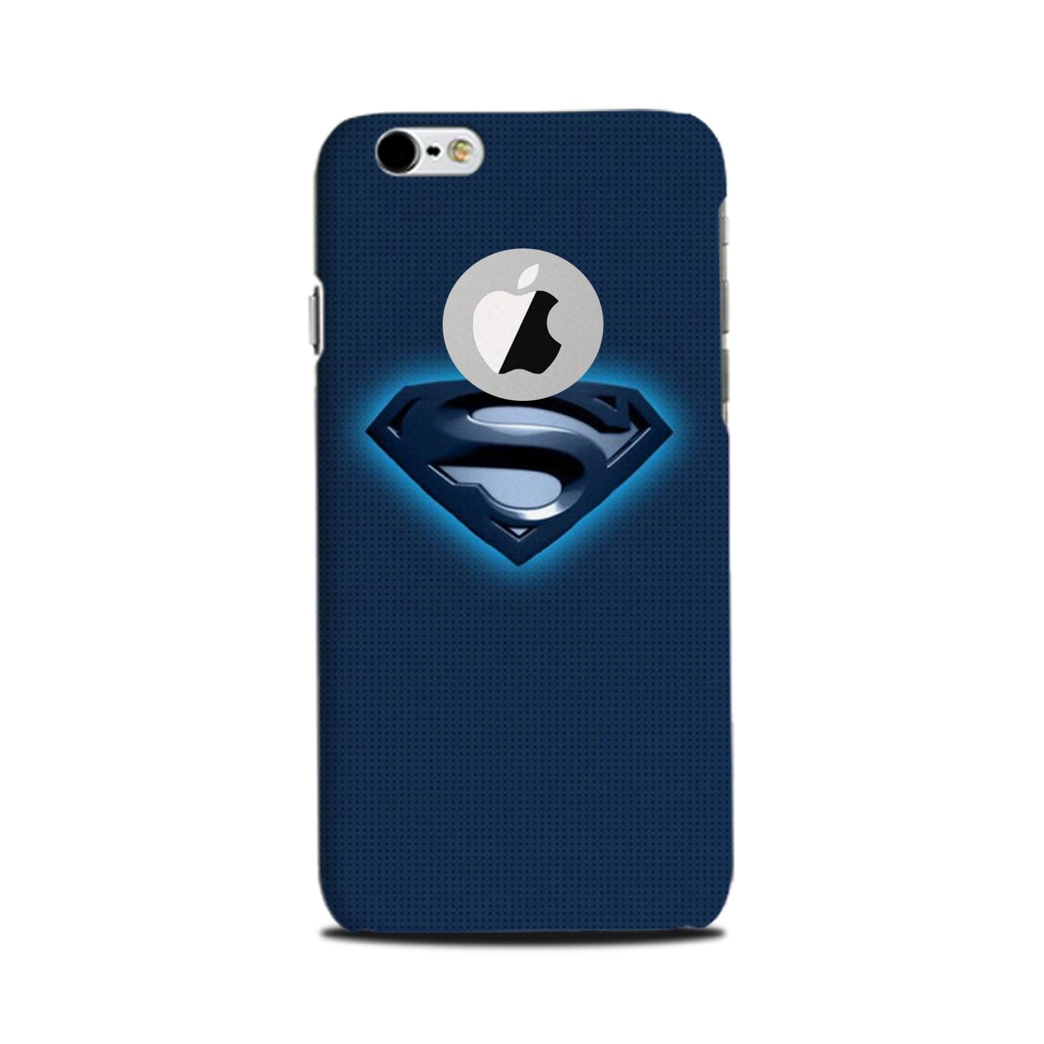 Superman Superhero Case for iPhone 6 Plus / 6s Plus logo cut (Design - 117)