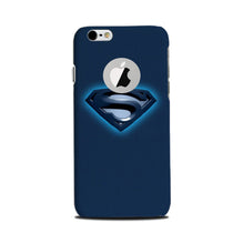 Superman Superhero Mobile Back Case for iPhone 6 Plus / 6s Plus logo cut   (Design - 117)