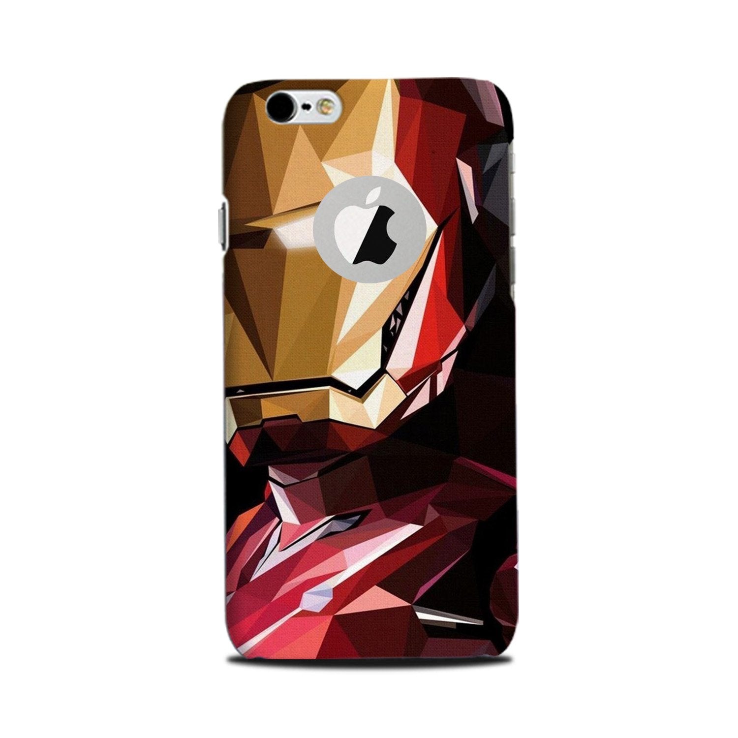 Iron Man Superhero Case for iPhone 6 Plus / 6s Plus logo cut   (Design - 122)
