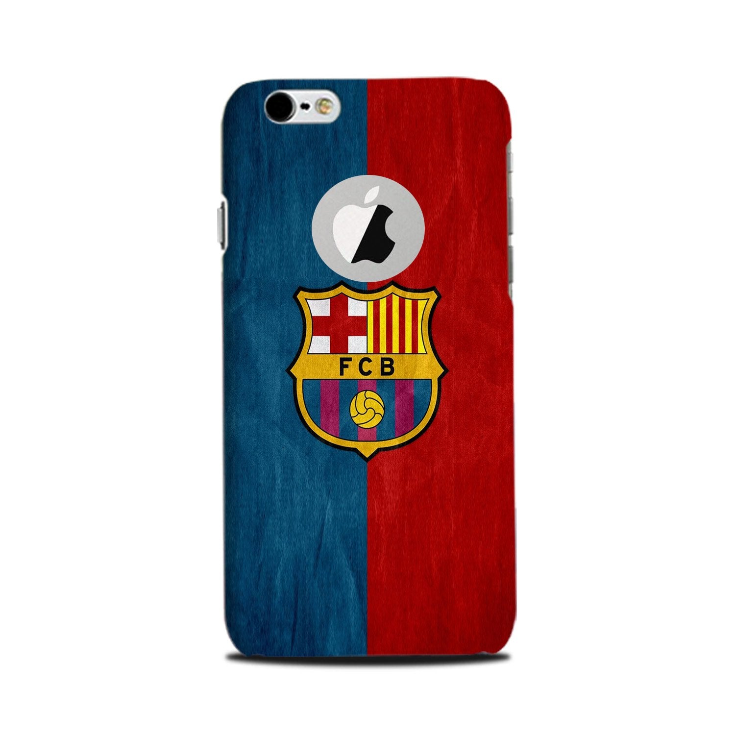 FCB Football Case for iPhone 6 Plus / 6s Plus logo cut (Design - 123)