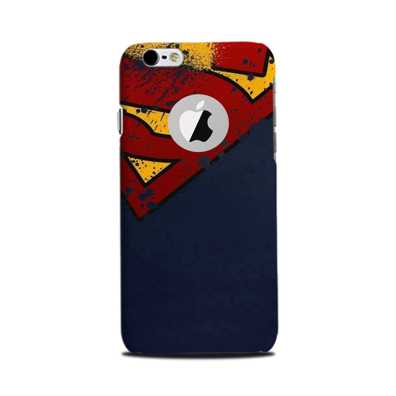 Superman Superhero Case for iPhone 6 Plus / 6s Plus logo cut   (Design - 125)