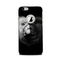 Dark White Lion Case for iPhone 6 Plus / 6s Plus logo cut   (Design - 140)