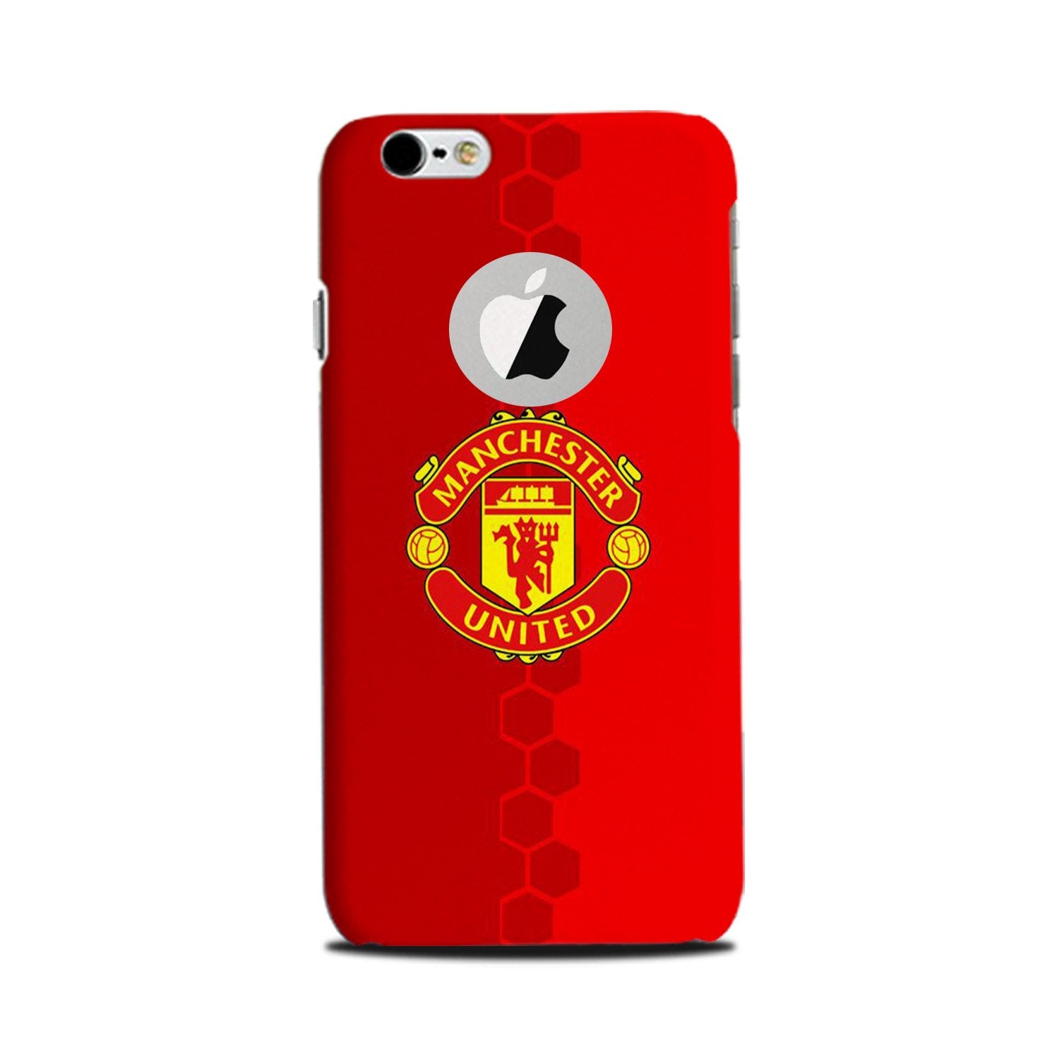 Manchester United Case for iPhone 6 Plus / 6s Plus logo cut   (Design - 157)