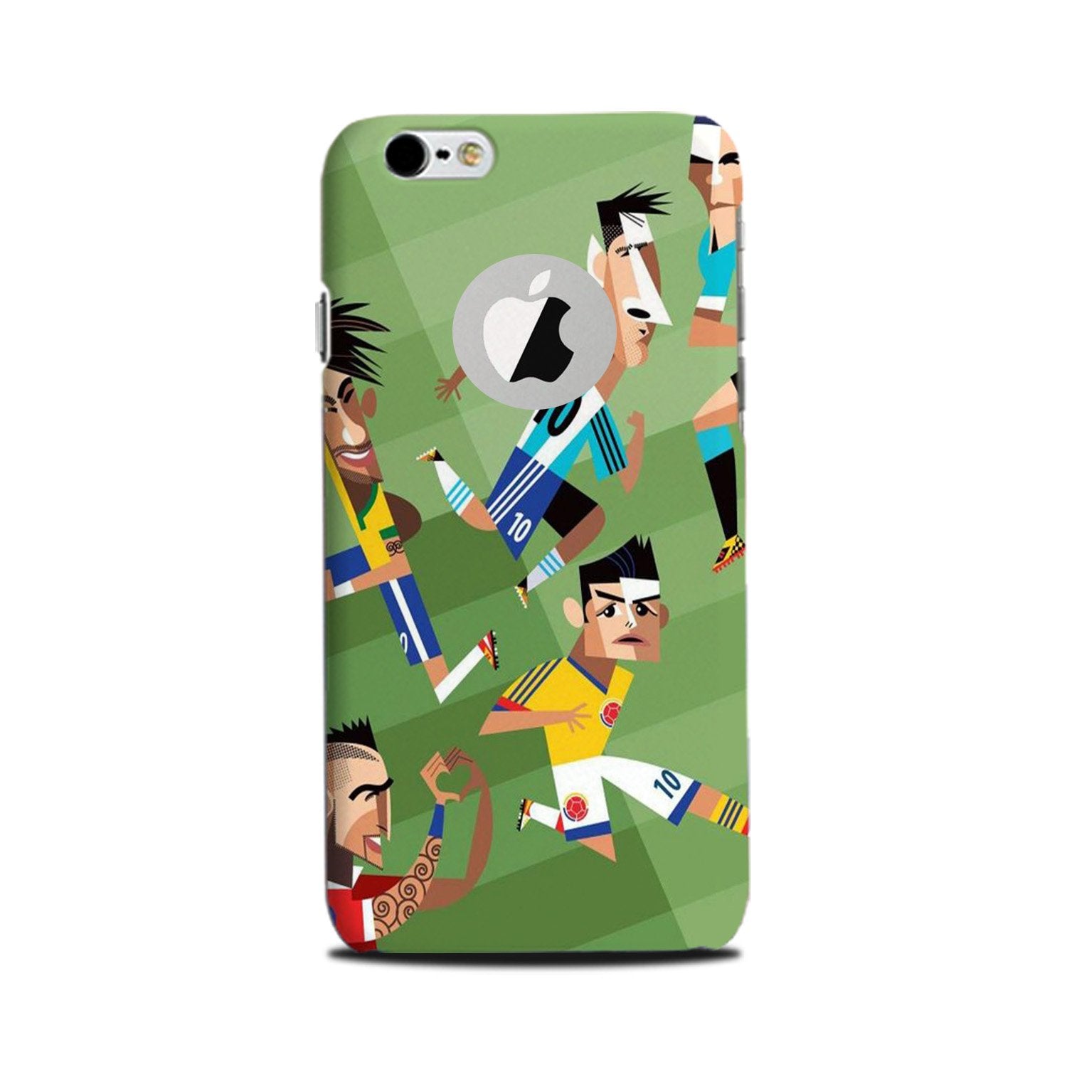 Football Case for iPhone 6 Plus / 6s Plus logo cut   (Design - 166)