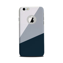 Blue Shade Mobile Back Case for iPhone 6 Plus / 6s Plus logo cut  (Design - 182)
