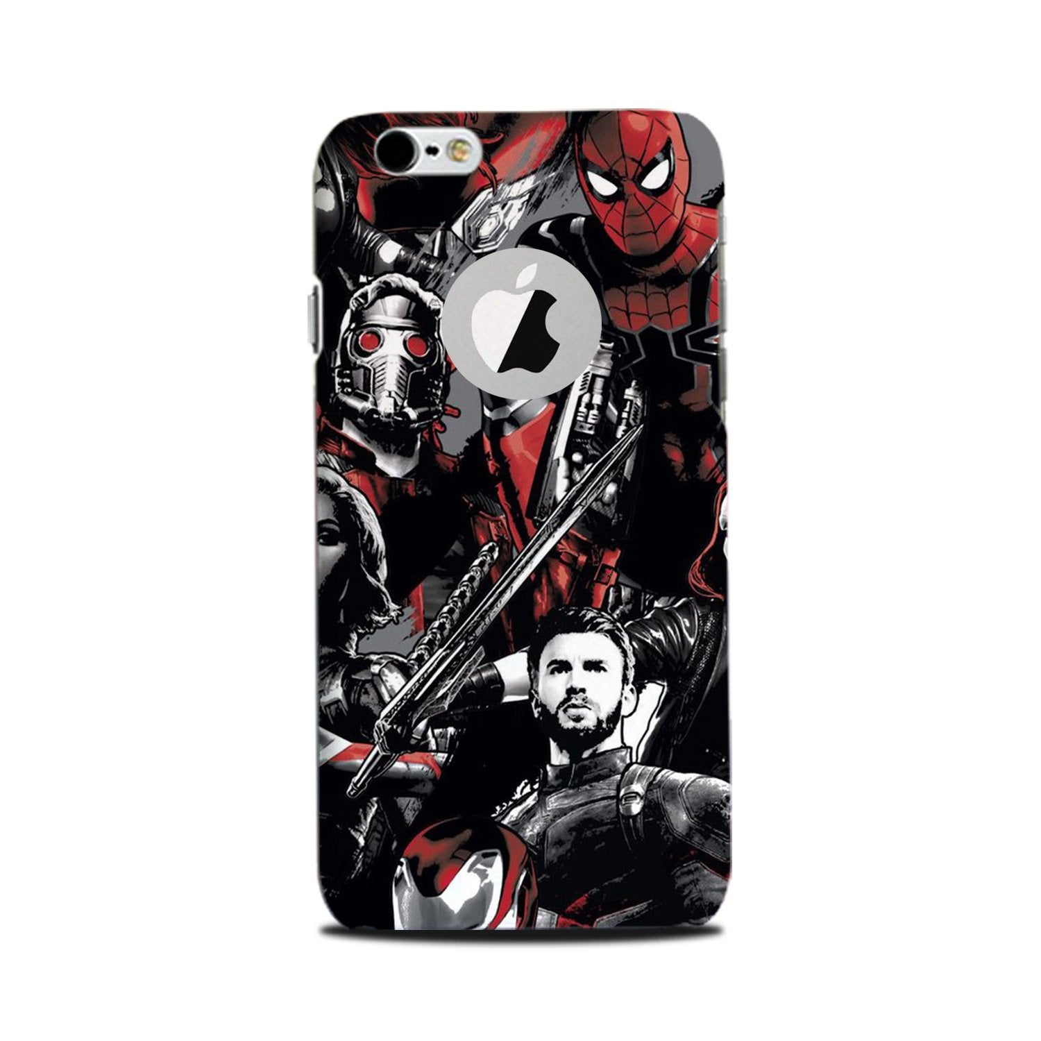 Avengers Case for iPhone 6 Plus / 6s Plus logo cut  (Design - 190)