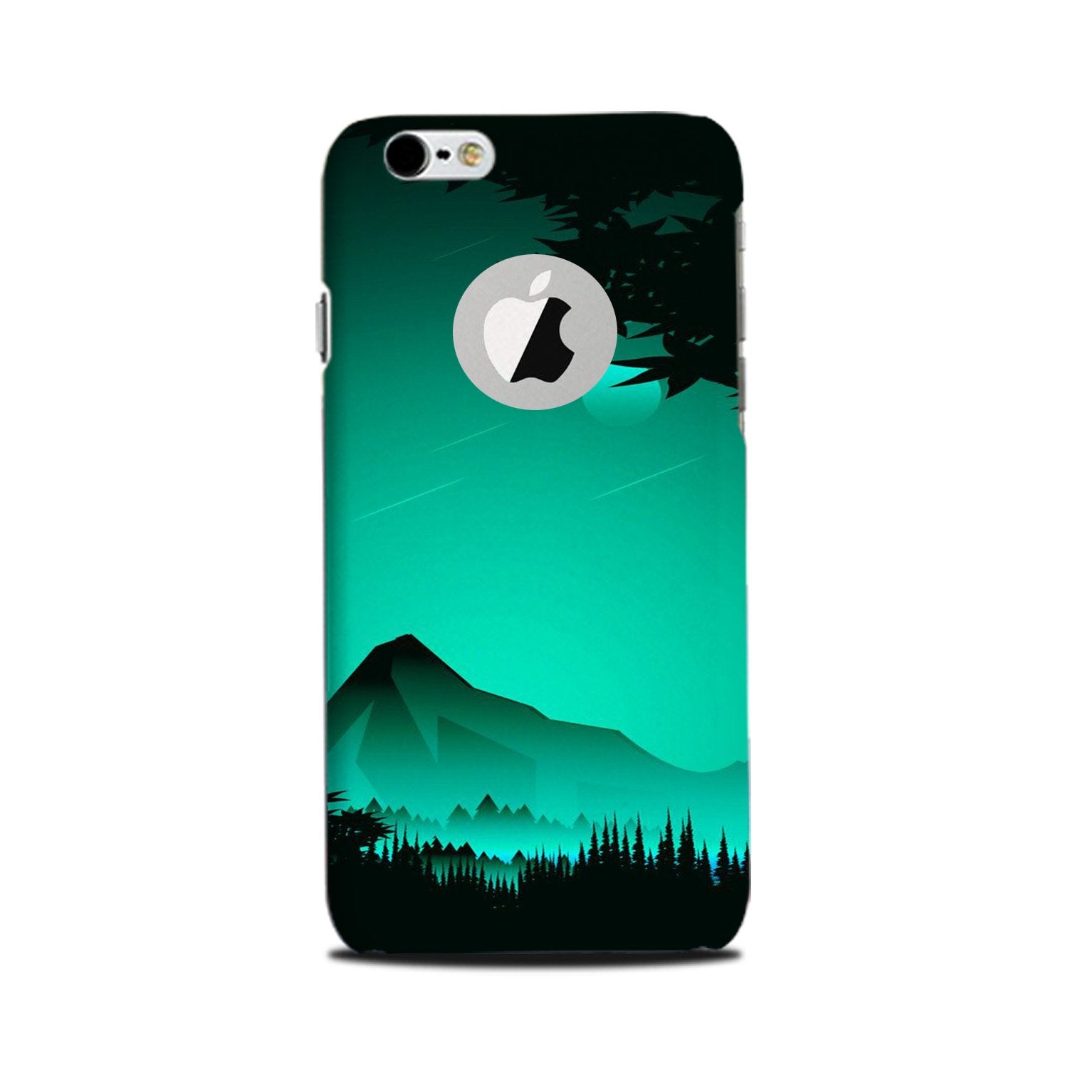 Moon Mountain Case for iPhone 6 Plus / 6s Plus logo cut  (Design - 204)