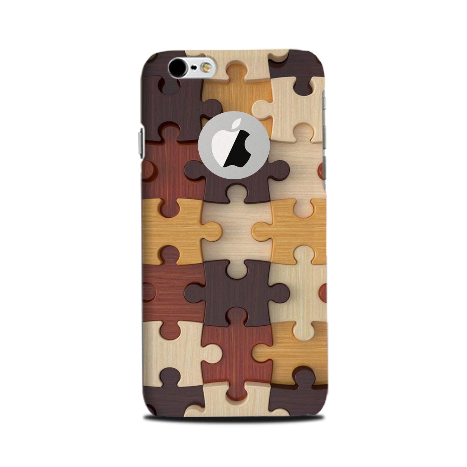 Puzzle Pattern Case for iPhone 6 Plus / 6s Plus logo cut  (Design No. 217)