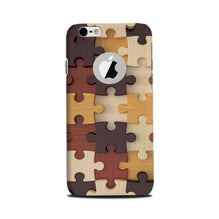 Puzzle Pattern Mobile Back Case for iPhone 6 Plus / 6s Plus logo cut  (Design - 217)
